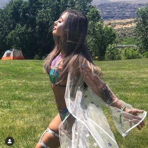 Iheartraves mesh duster